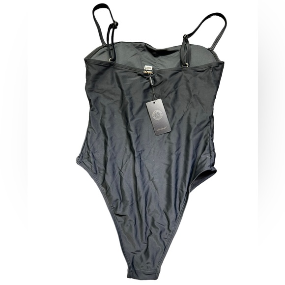 RELLECIGA Women's Brazilian One Piece high cut cheeky Swimsuit size M NWT - Picture 4 of 6